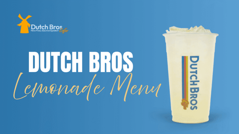 dutch bros lemonade menu