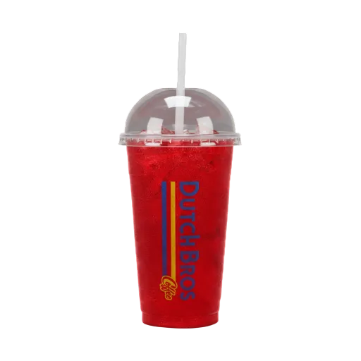 Dutch Bros Strawberry Sparkling Soda