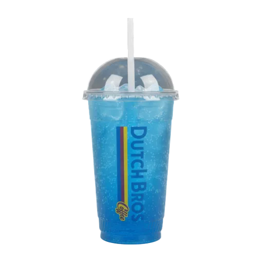 Dutch Bros Blue Raspberry Sparkling Soda