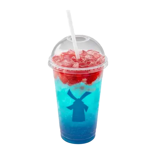 Dutch Bros Blue Lagoon Fizz w/ Strawberry