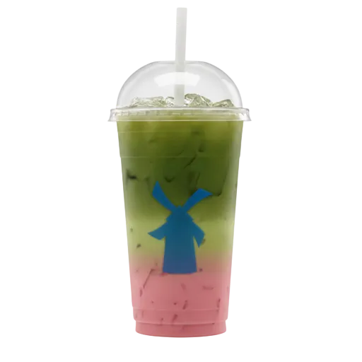 Dutch Bros Raspberry Matcha Latte