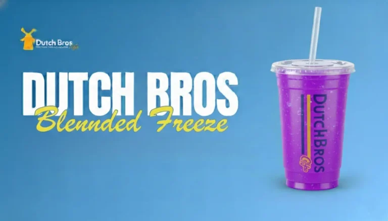 Dutch Bros Blended Freeze Menu with Prices 2026