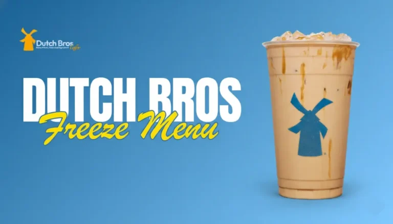 Dutch Bros Freeze Menu with Prices 2026