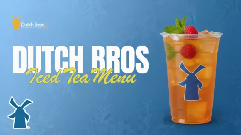 Dutch Bros Iced Tea Menu with Prices 2026